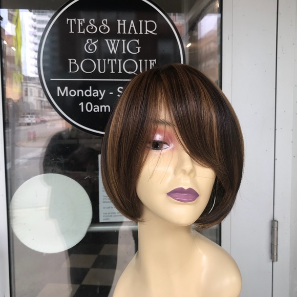 Wig Fulllcap Lace/nylon Handstitch handtied bob main image 4